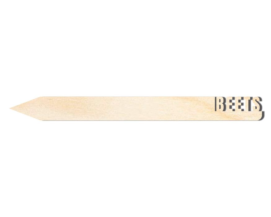 Unfinished Wood Beets Garden Stake | DIY Craft Cutout | up to 24" DIY