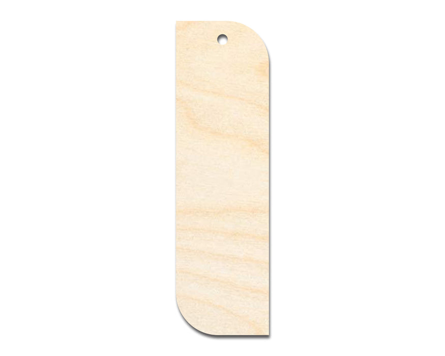 Unfinished Wood Wavy Bookmark Shape | DIY Craft Cutout | up to 12" DIY