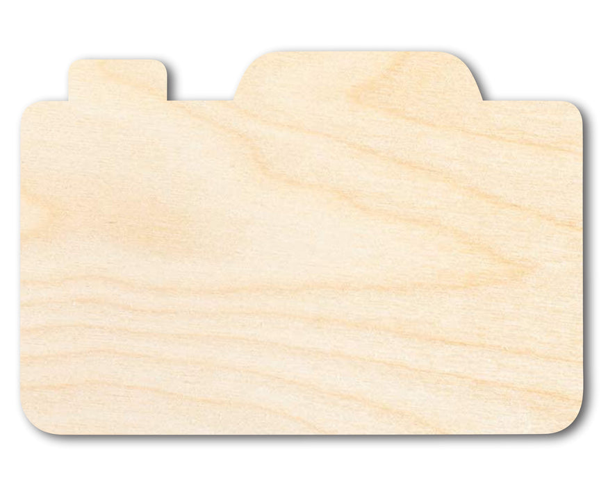 Unfinished Wood Camera Shape | DIY Craft Cutout | up to 46" DIY