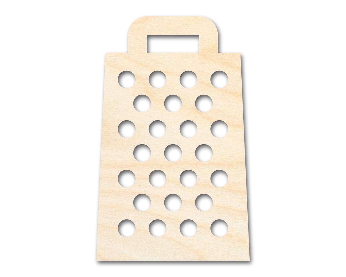 Unfinished Wood Cheese Grater Shape | DIY Craft Cutout | up to 46