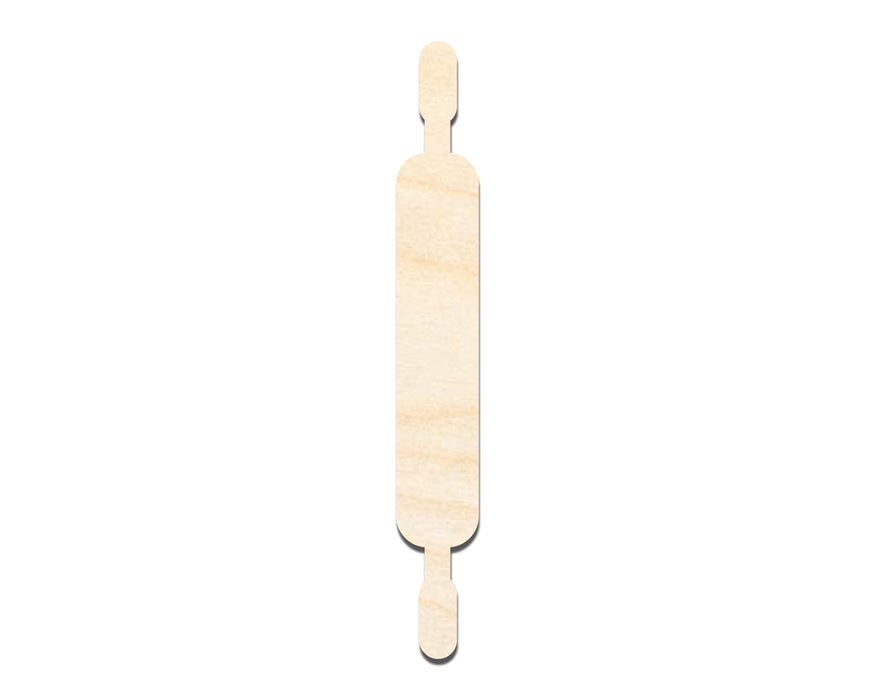 Unfinished Wood Rolling Pin Shape | DIY Craft Cutout | up to 46" DIY