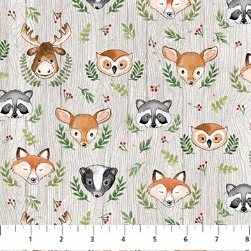 NC WOODLAND ADVENTURES ANIMAL HEADS