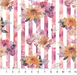 NC Vivian Floral Stripe White Multi