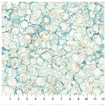 NC Midas Touch Bubble Texture Blue/Sage