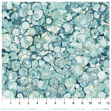 NC Midas Touch Bubble Texture Blue
