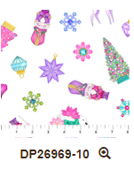 NC Merry and Bright Tossed Motifs