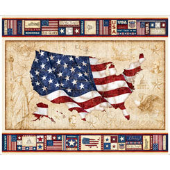 QT American Pride US FLAG PANEL MULTI