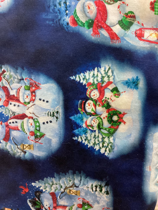 QT Blue 2600-30441-N Snowman Holiday