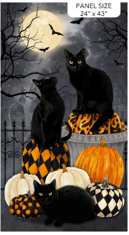 NC Hallow's Eve Panel Black