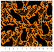 NC Hallow's Eve Cat Damask Orange Black