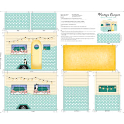 QT Sew & Go XI 1649 27637 Q Vintage Camper Panel
