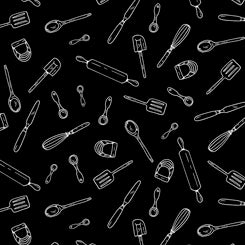 QT Chef's Special 1649 27642 J Utensils Black