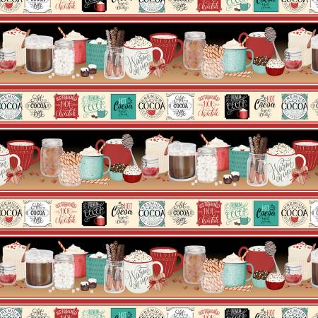 WL Cocoa Sweet Multi Repeating Stripe
