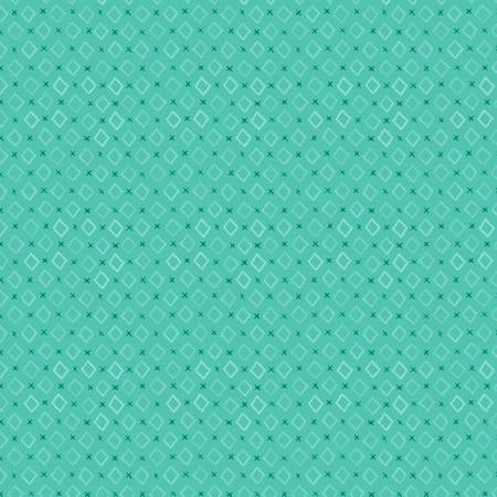 WL Cocoa Sweet Teal Diamonds All Over
