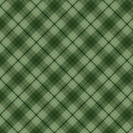 WL Lakefront Green Diagonal Plaid