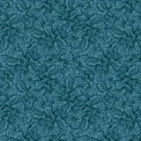 WL Midnight Garden Teal Petal Texture