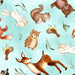 QT Minky Prints 28999 QMINK Tossed Animals