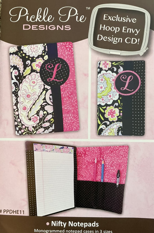 Pickle Pie Nifty Notepads Embroidery CD
