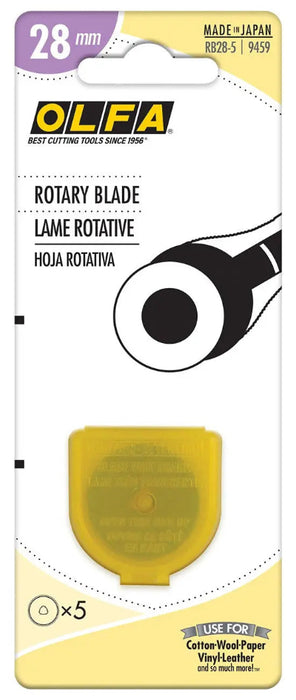 Olfa 28mm Rotary Blade-5pack