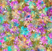 QT Mesh Spandex Floral  Prints 