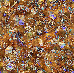 QT Sylvan Spirit Floral/Leaf Toss