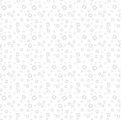 QT Snowman Follies Square Geo White 