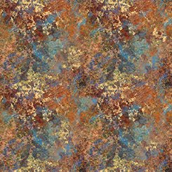 QT 2X BRUSH POLY KNIT - EARTHSCAPES - BROWN
