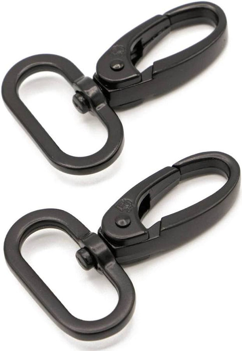 ByAnnie Swivel Hook 1 in Black Metal 2 pc