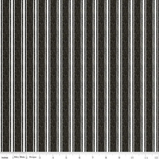 RB Queen of Ween Ticking Texture-Black
