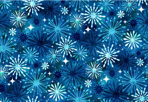 OA Noel Snowflakes Blue