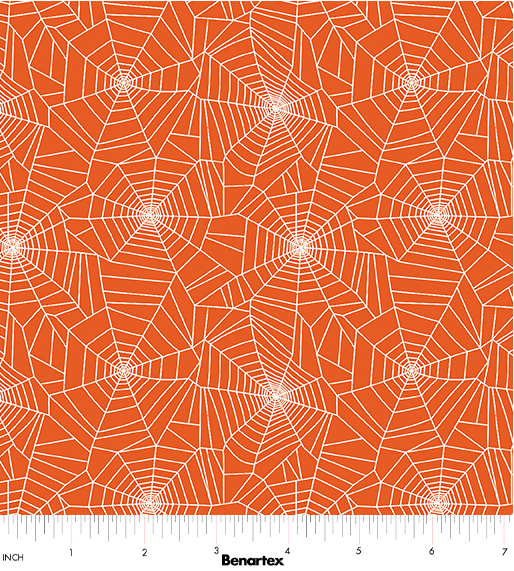 BE Ghostly Cobwebs Orange