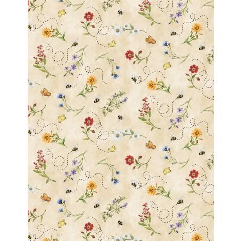 WL G & G Flower Toss Cream