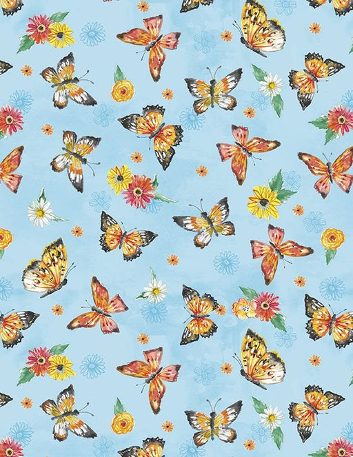 WL Fanciful Flight  Butterflies Blue