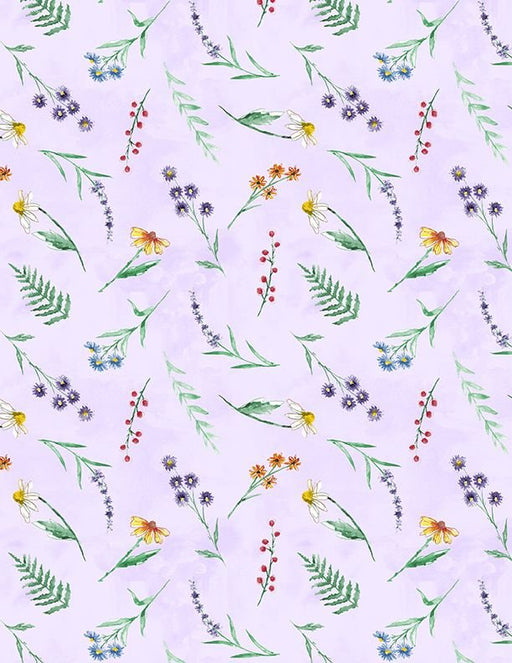 WL Fanciful Flight Floral Toss Purple