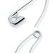 Curved Basting Pins 1 1/16 in