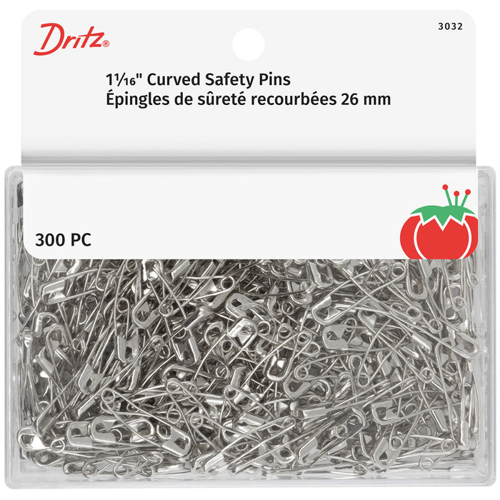 Curved Basting Pins 1 1/16 in