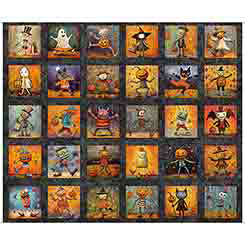 QT Creepin' It Real - Halloween Picture Patch-Charcoal
