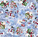 QT Snowman Holiday - Tossed Snowman Blue