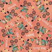 QT Life is Better with Friends 30538-C Bird Toss Peach