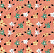 QT Life is Better with Friends 30540-C Floral Toss  Peach