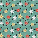 QT Life is Better with Friends 30540-Q Flower Toss Seafoam