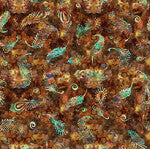 QT Resplendent 30561-A Feather Toss Brown