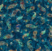 QT Resplendent 30561-Q Feather Toss Ocean