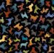 QT Top Dog Silhouette Toss 30581-J Black