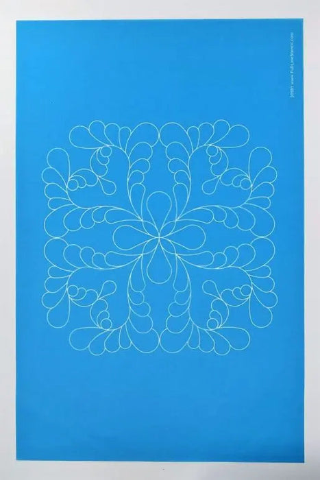 30591 Beau Feather Stencil 9" x 9"