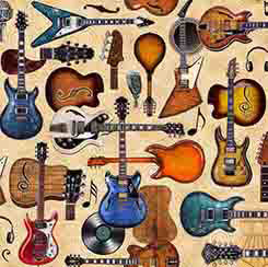 QT ROCK N ROLL FANTASY - GUITARS