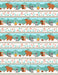 Repeating Stripe Multi 44in Wide - Woodland Whimsy