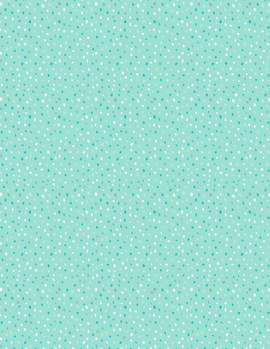 Dots Teal 44in Wide - Woodland Whimsy