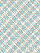 Plaid White/Blue 44in Wide - Woodland Whimsy
