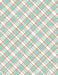Plaid White/Teal 44in Wide - Woodland Whimsy